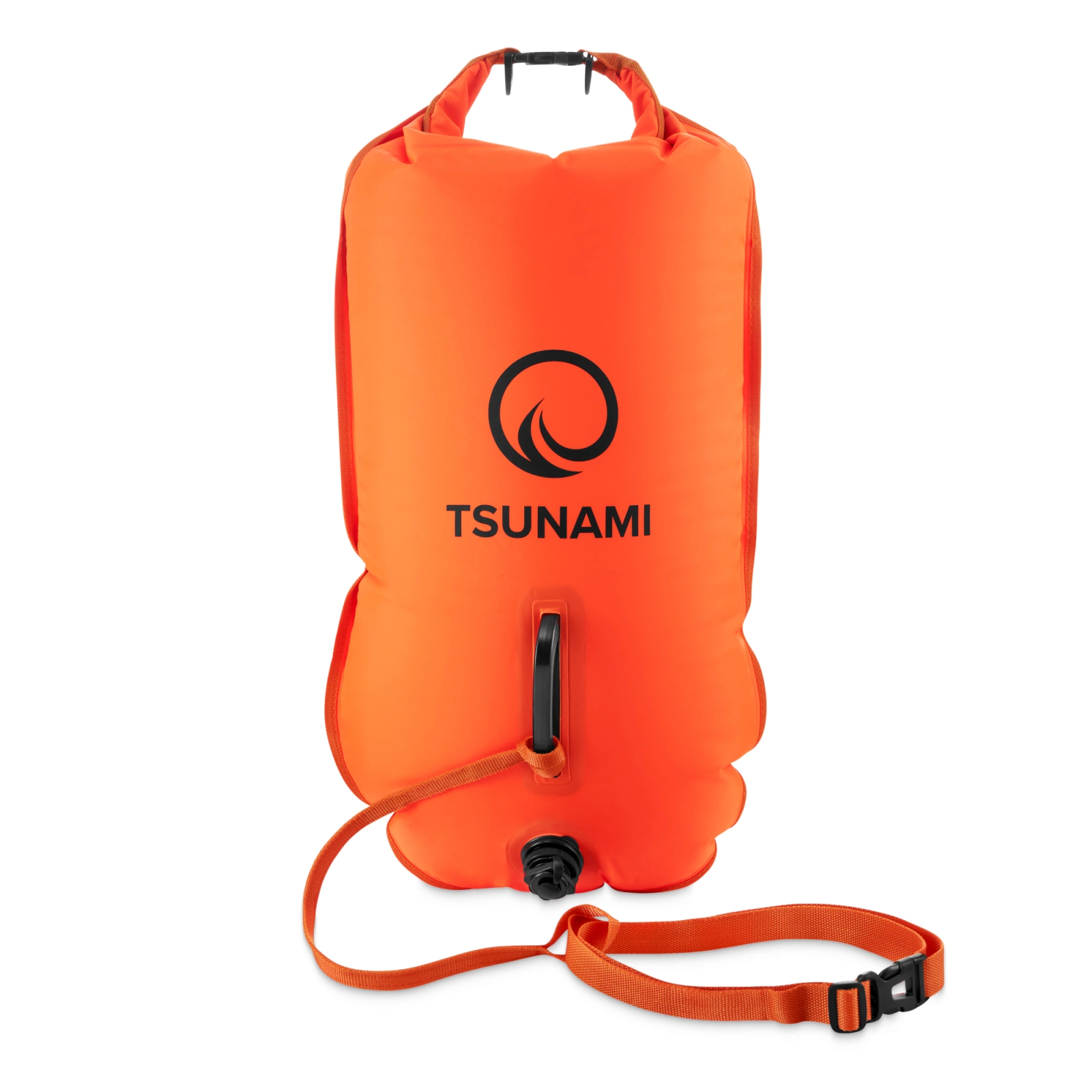 bojka boja asekuracyjna dmuchana z kieszenia do pływania