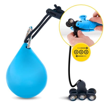 Súlyozott masszírozó hullahopp karika, kék