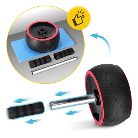 AB Wheel XL haskerék, piros