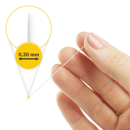 Vezetővel rendelkező akupunktúrás tűk, 100 db, 0,3 x 50 mm