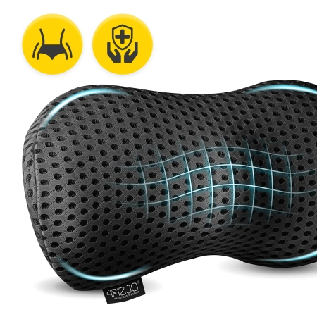 Ortopéd ágyékpárna, fekete