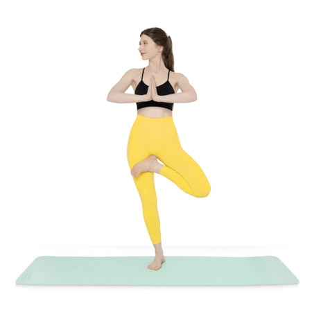 TPE csúszásgátló torna- és jógaszőnyeg, 1 cm, zöld