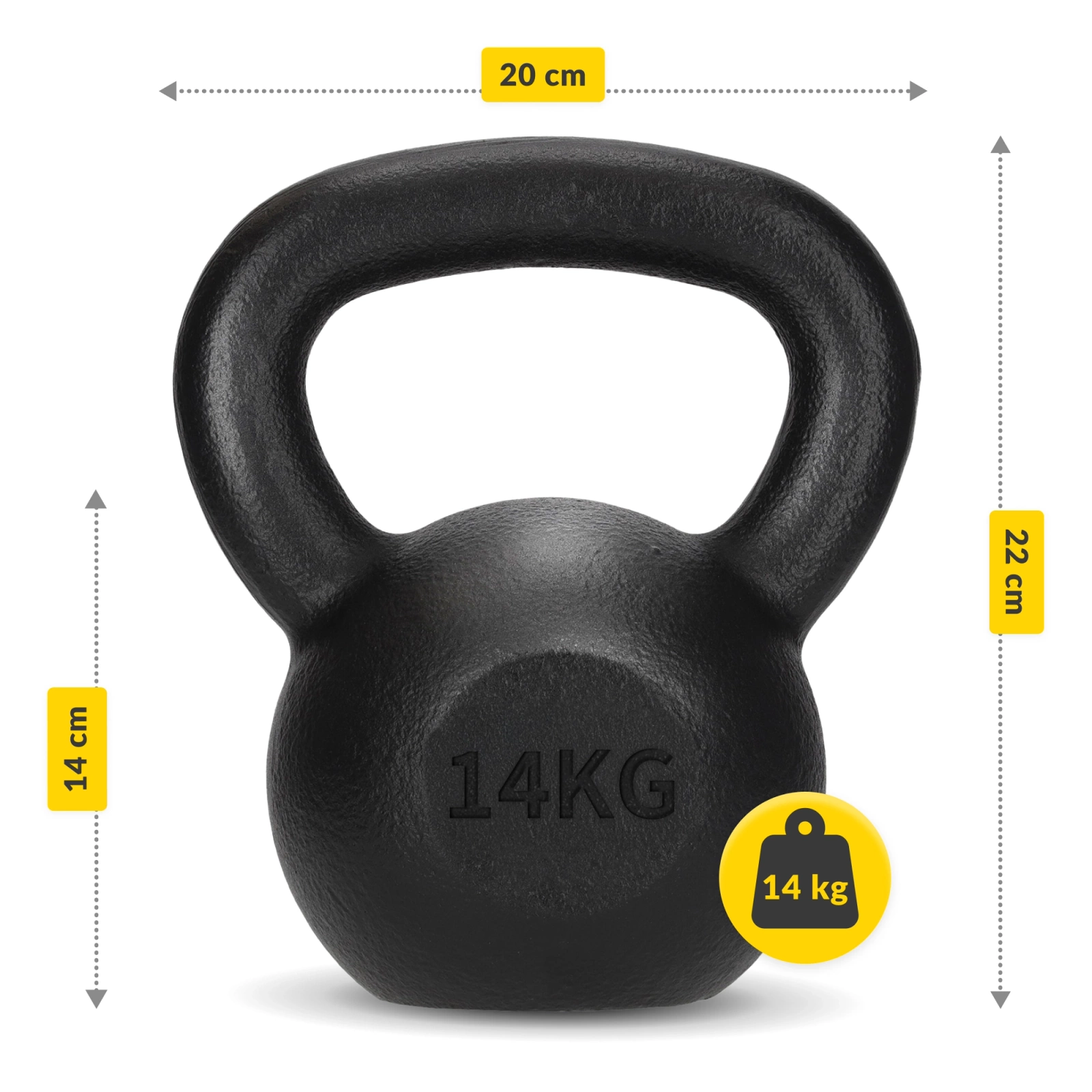 kettlebell kettle zeliwny wytrzymaly sprawdzony trening