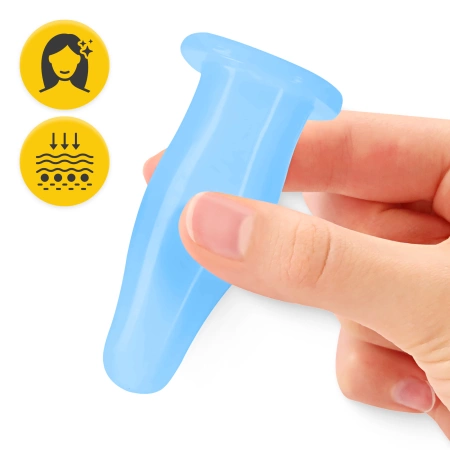 FACE+ szilikonköpöly készlet, 5 db, kék