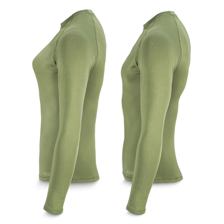 Unisex termikus hosszú ujjú póló – zöld, XL méret