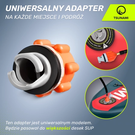 TSUNAMI adapter SUP deszka pumpálásához