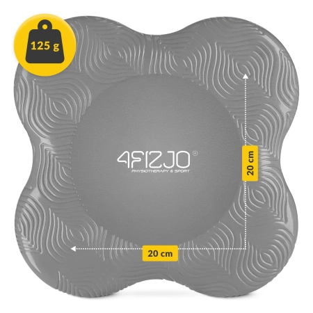 Térdpárna jógához, szürke