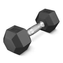 HEX acél kézisúlyzó, 1 x 5 kg