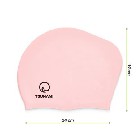 TSUNAMI unisex úszósapka, rózsaszín