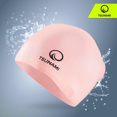 TSUNAMI unisex úszósapka, rózsaszín
