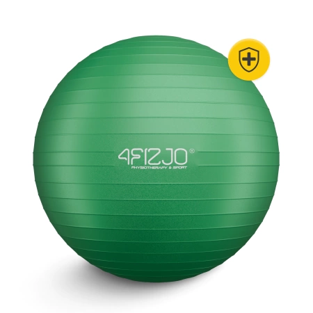 Felfújható gimnasztikai labda, 85 cm, zöld