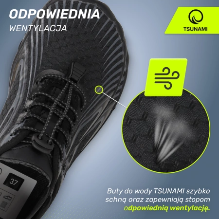 TSUNAMI vízicipő, 44-es méret