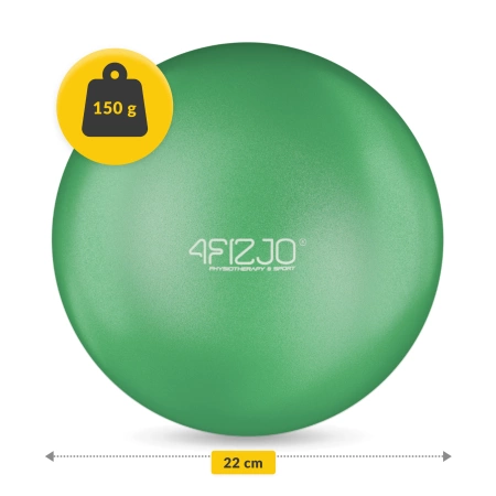 Pilates labda, 22 cm, zöld