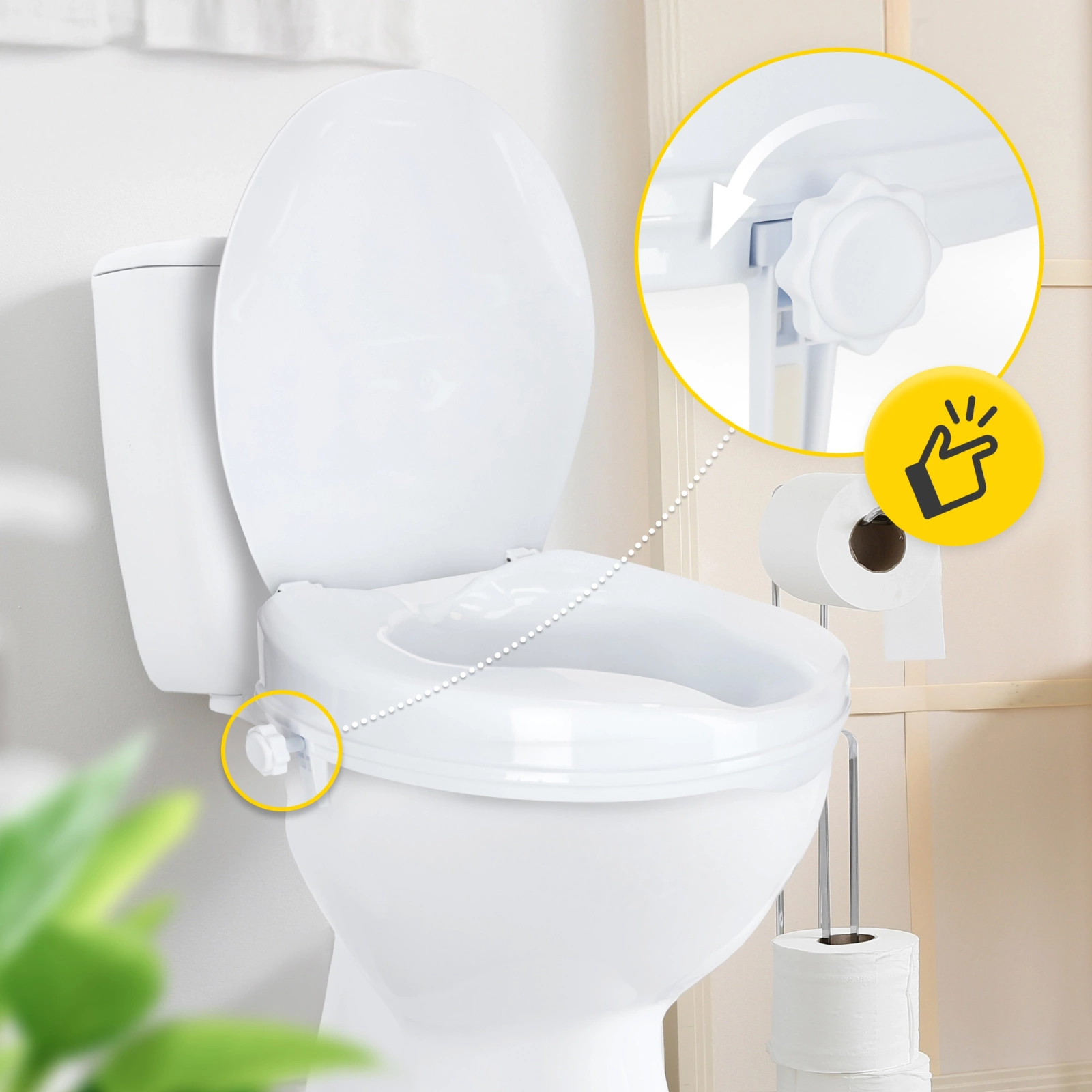 Nakładka podwyższająca na sedes 5 cm / 10 cm / 15 cm – komfort i bezpieczeństwo w łazience