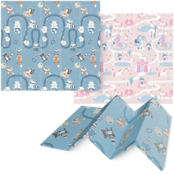 „Királyság és Kozmosz” csecsemő oktató puzzle szőnyeg, 200 x 180 cm