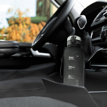 Sportkulacs, 1 L, fekete