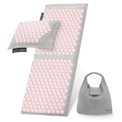 ECO akupresszúrás matrac párnával, XL, rózsaszín