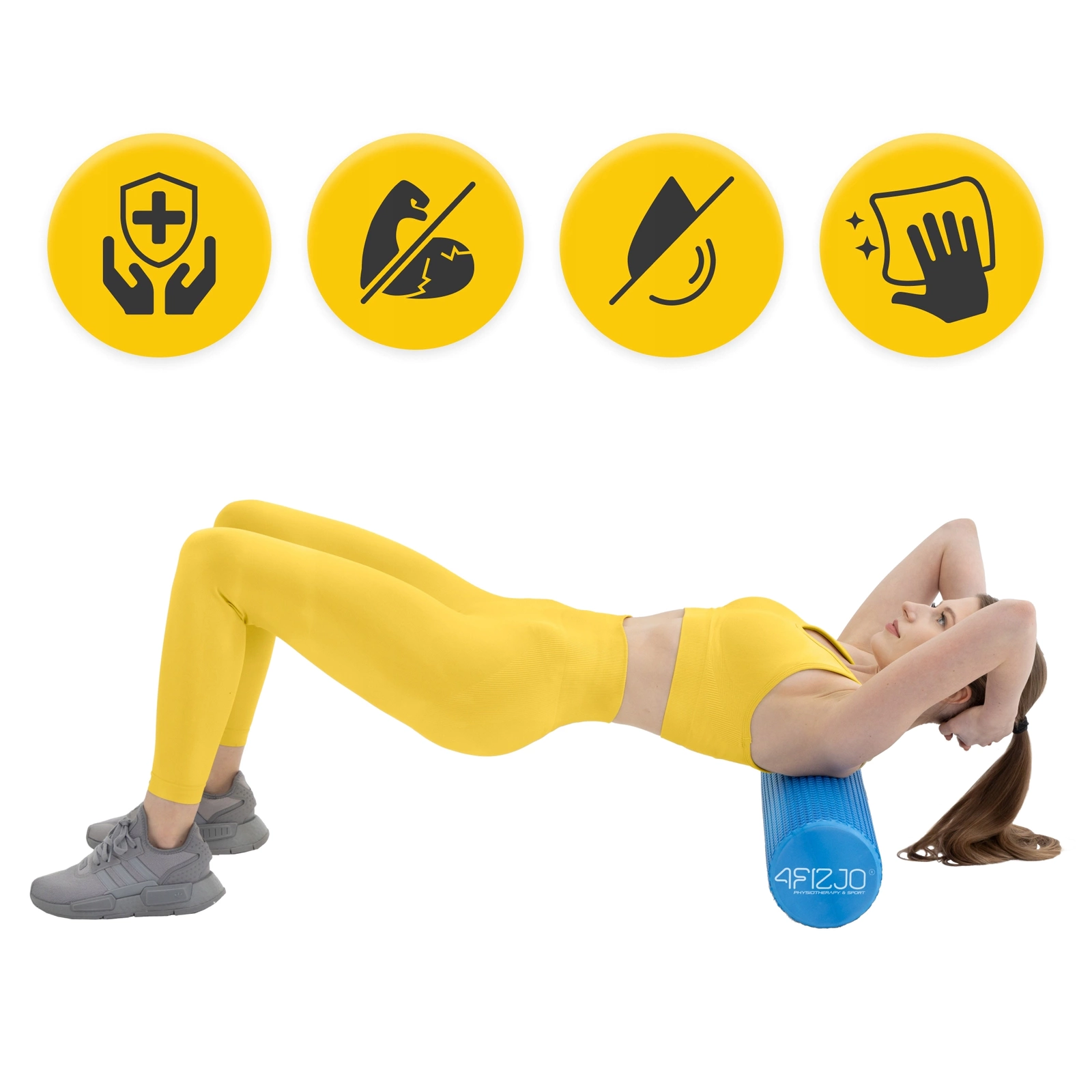 Roller do masażu z mini wypustkami Pentagram