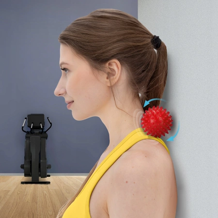 Szenzoros dupla masszázslabda, piros