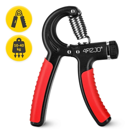 Állítható szilikon marokerősítő, fekete