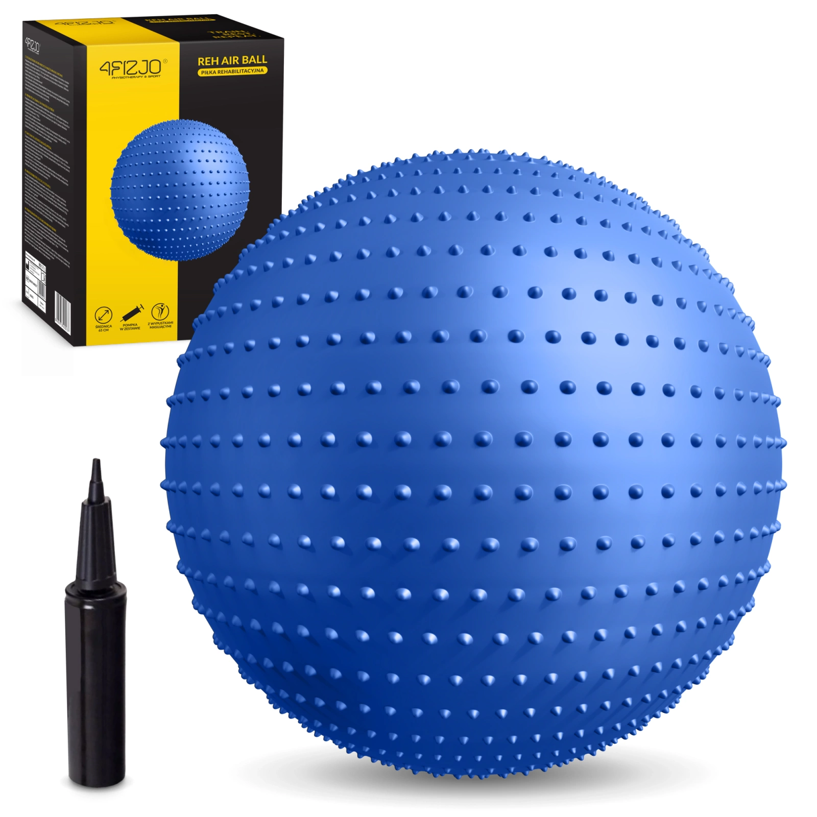 pilka gimnastyczna dmuchana do rehabilitacji 