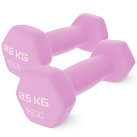 Classic öntöttvas kézisúlyzó, 2 x 0,5 kg