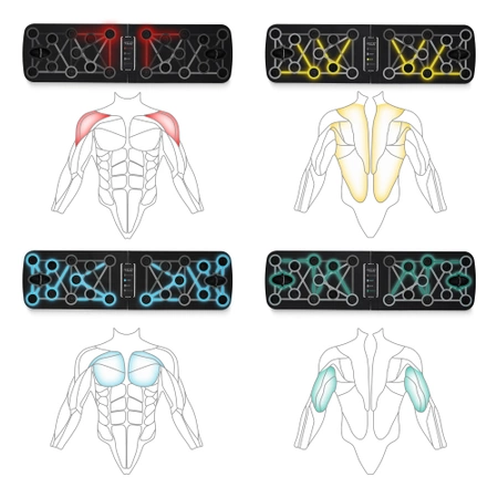 Összecsukható fekvőtámasz állvány