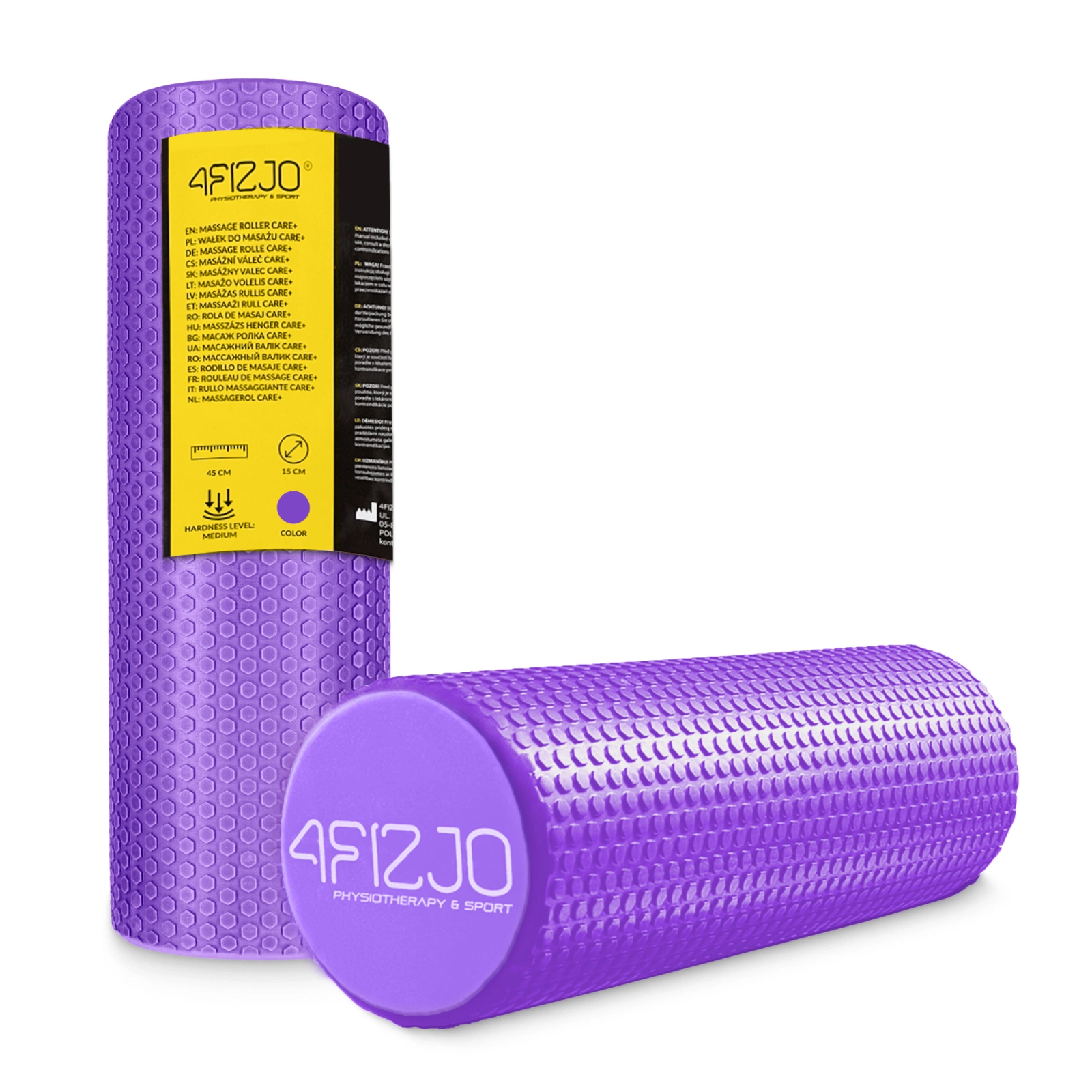 fioletowy walek do masazu