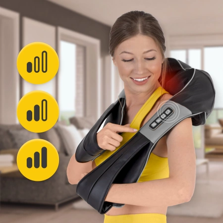 SHIATSU ULTRA+ nyak- és nyakmasszírozó, szürke