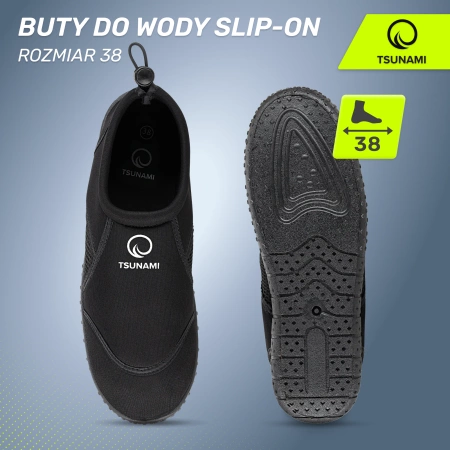 TSUNAMI Slip-on vízicipő, 38-as méret