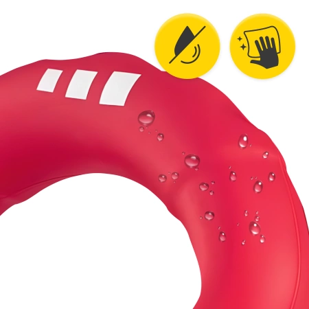 Szilikon kézerősítő, piros