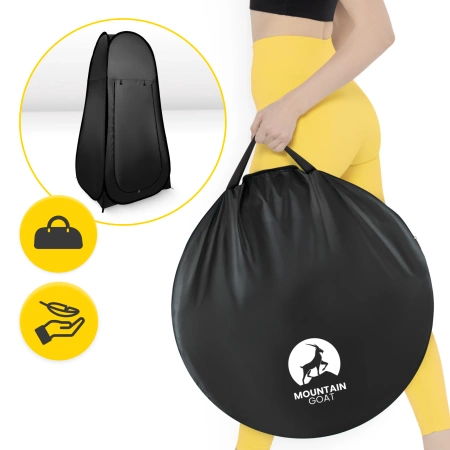 Mountain Goat zuhanysátor, fekete