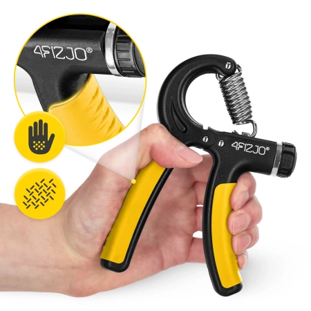 Állítható szilikon marokerősítő, sárga