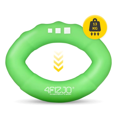 Szilikon kézerősítő, zöld