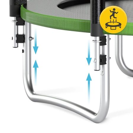 CLASSIC kerti trambulin gyermekeknek, 252 cm, 8 láb