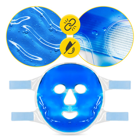 Újrafelhasználható meleg és hideg gél arcmaszk