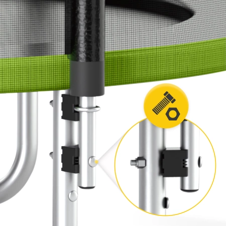 CLASSIC kerti trambulin gyermekeknek, 374 cm, 12 láb