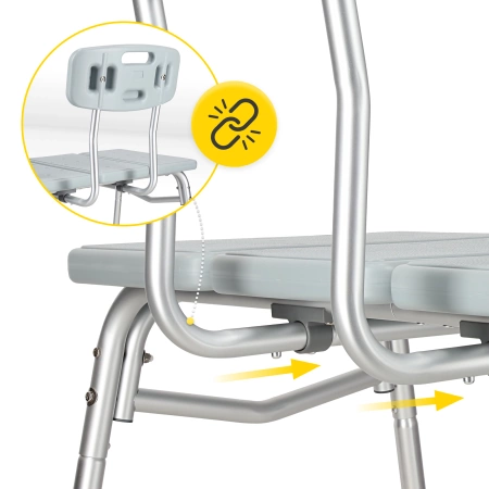 Forgatható zuhanyszék