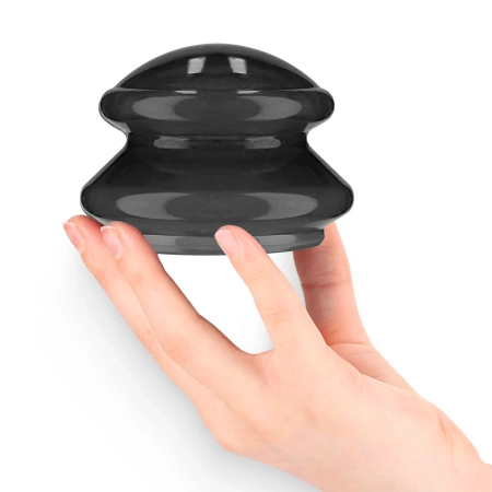 MED+ szilikonköpöly készlet, 4 db, fekete