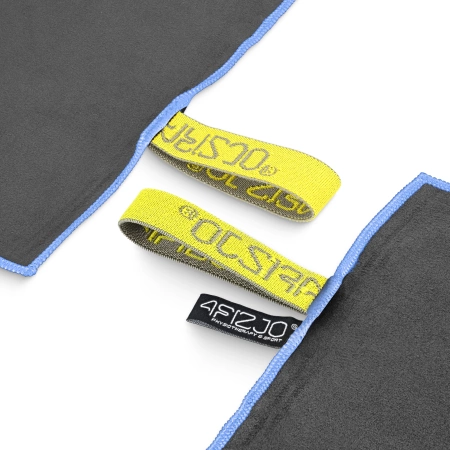 Gyorsan száradó mikroszálas törölköző, 130 x 75 cm, szürke