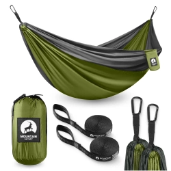 Mountain Goat kétfős utazási függőágy, szürke és zöld