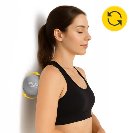 Lacrosse Massage Ball masszázslabda, szürke