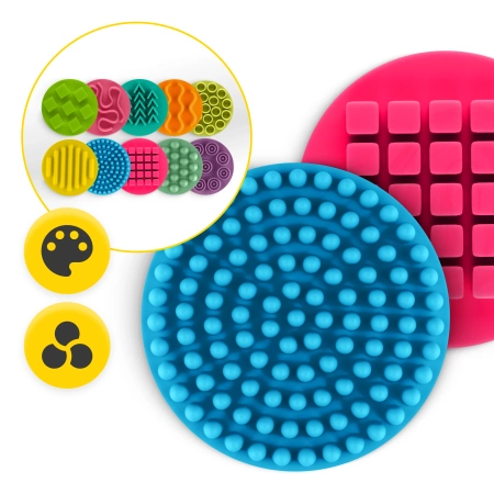 Érzékszervi korongok gyerekeknek, 10 cm, 10 darabos készlet