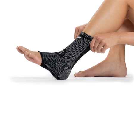 Rugalmas bokaszorító, L, szürke