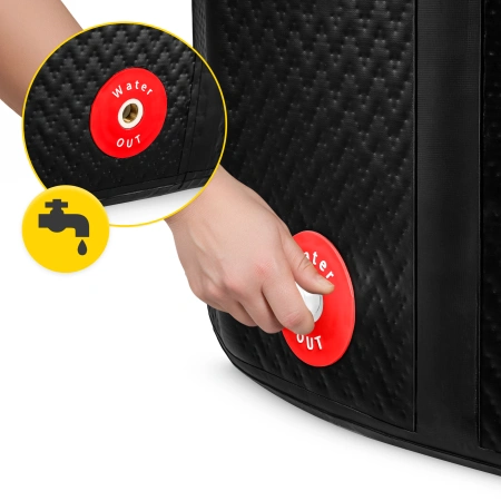 Felfújható ovális cseppvarrásos jégfürdő téli úszáshoz