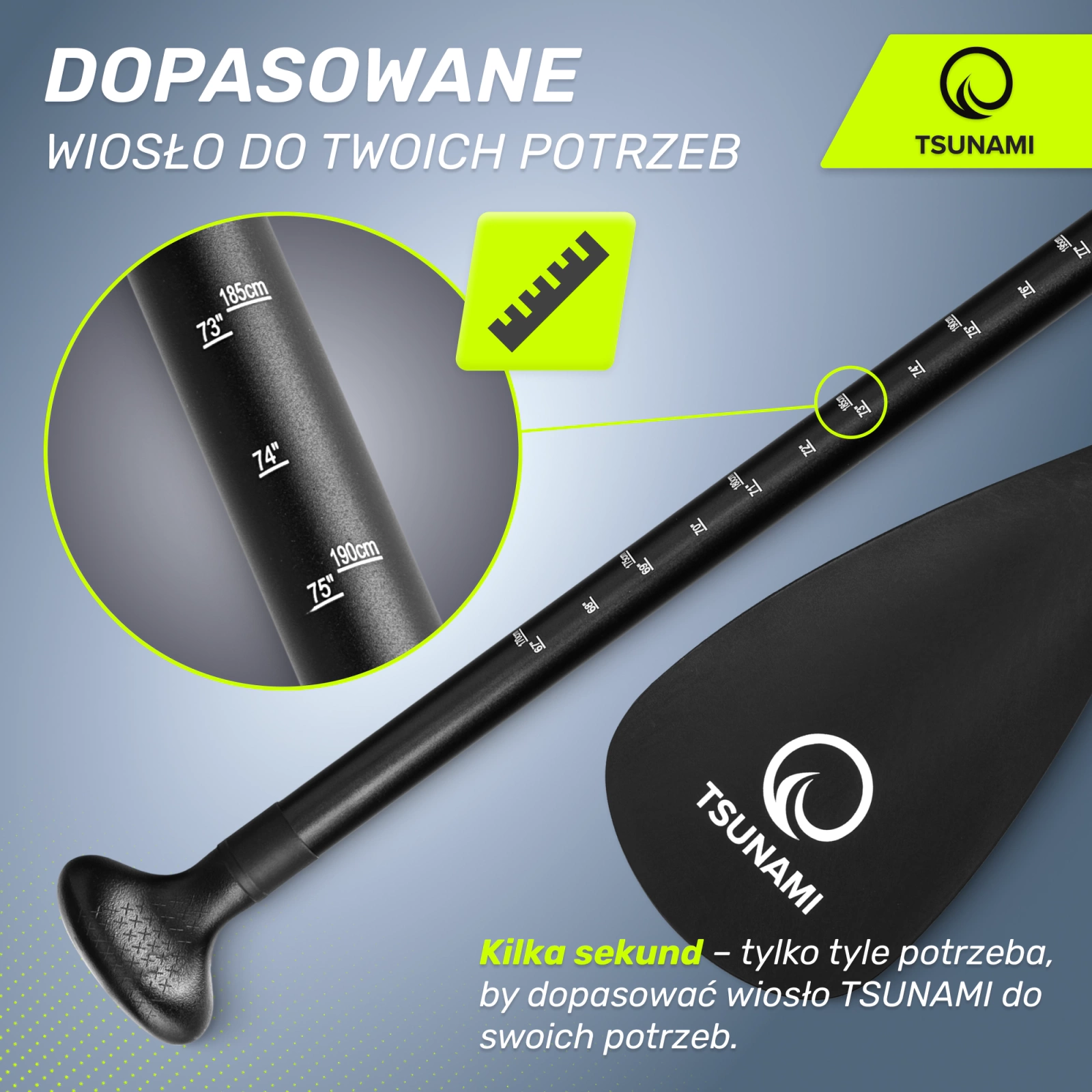 wioslo do deski sup skladane regulowane