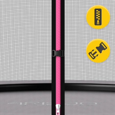 PRO kerti gyerek trambulin, 374 cm, 12 láb