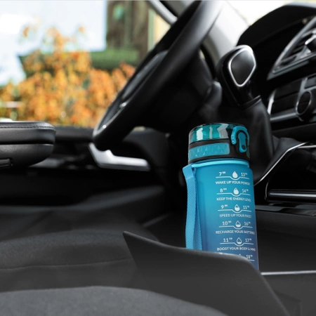 Gyerek kulacs, motivációs minta, 0,5 L, kék