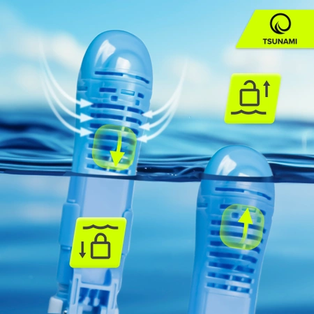 TSUNAMI HIPPO gyermek búvármaszk