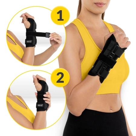 Csuklórögzítő merev sínnel jobb kézre